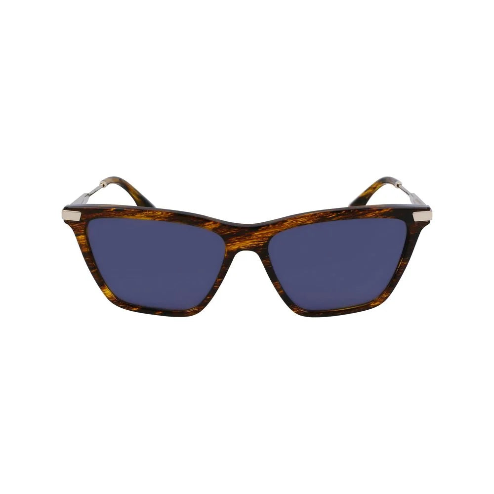 Victoria Beckham Yellow Acetate Sunglasses