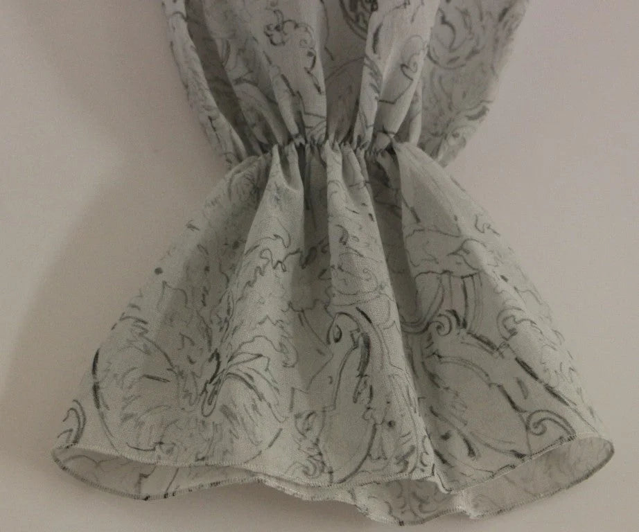 Vika Gazinskaya Blue Cotton Blouse Tunic - IT36|XXS - Tunics