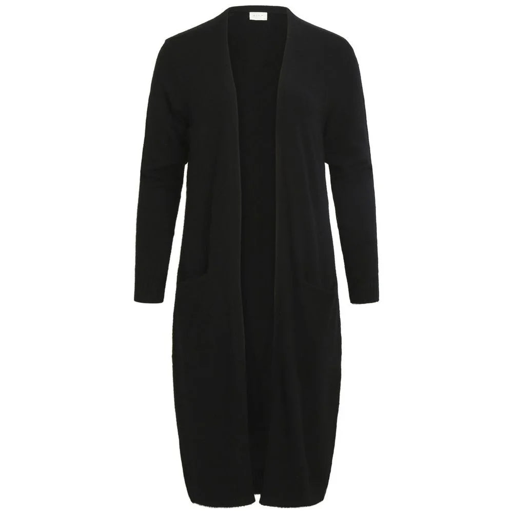 Vila Clothes Black Nylon Cardigan - M