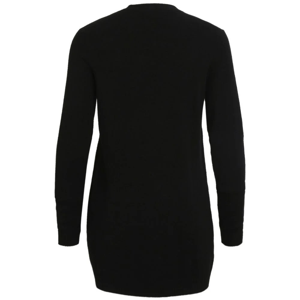 Vila Clothes Black Viscose Cardigan - IT40|S
