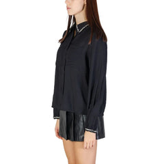 Vila Clothes Black Viscose Shirt - 34 | XXS