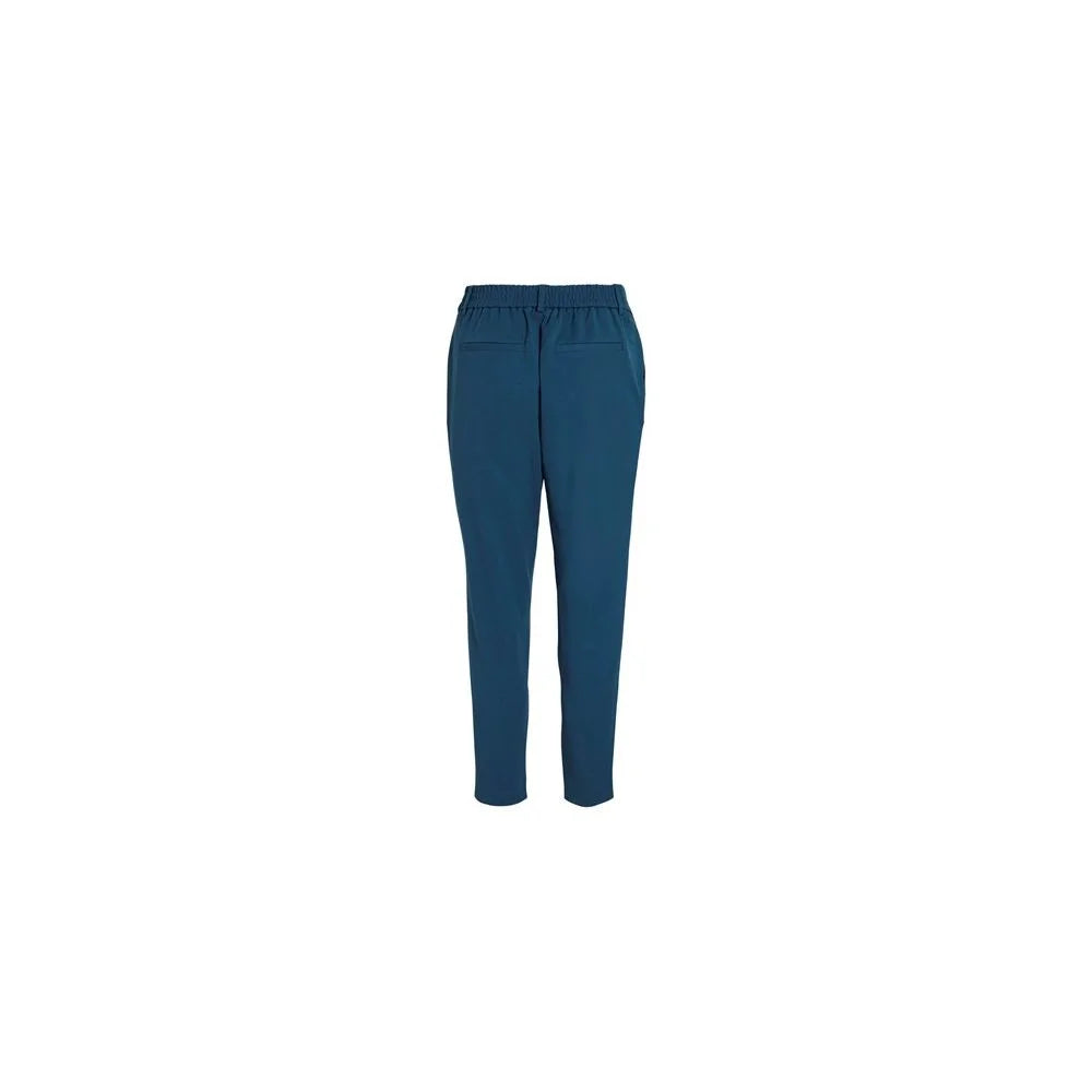 Vila Clothes Blue Polyester Pant - 34 | XXS