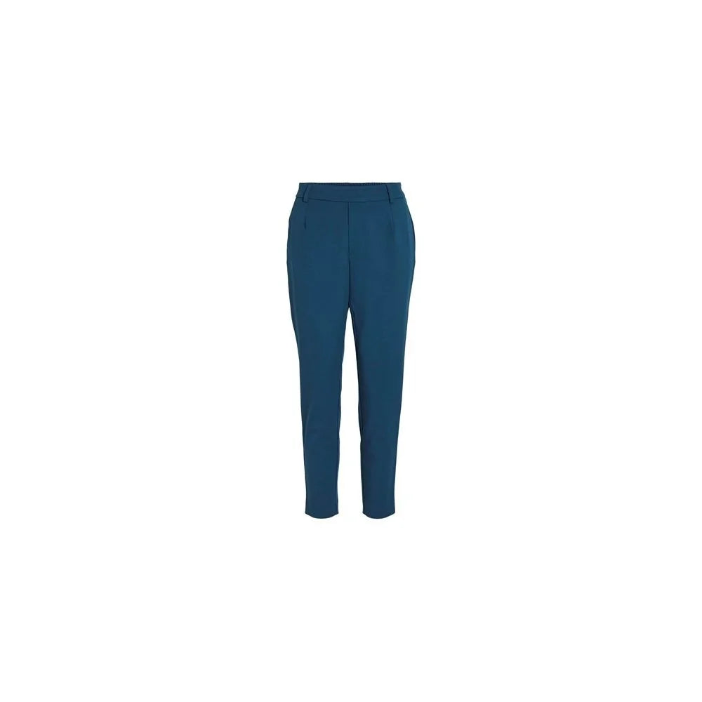 Vila Clothes Blue Polyester Pant - 34 | XXS