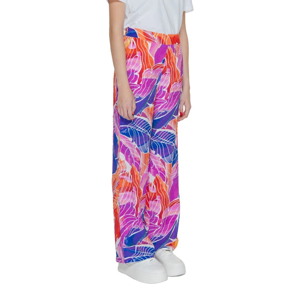 Vila Clothes Multicolor Viscose Pant - IT38|XS