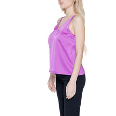 Vila Clothes Pink Polyester Top - IT38|XS