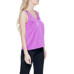 Vila Clothes Pink Polyester Top - IT38|XS