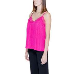 Vila Clothes Pink Viscose Tank Top - IT36|XXS