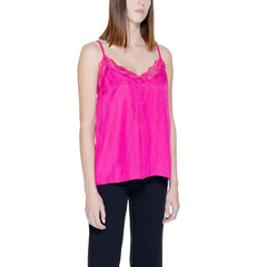 Vila Clothes Pink Viscose Tank Top - IT36|XXS