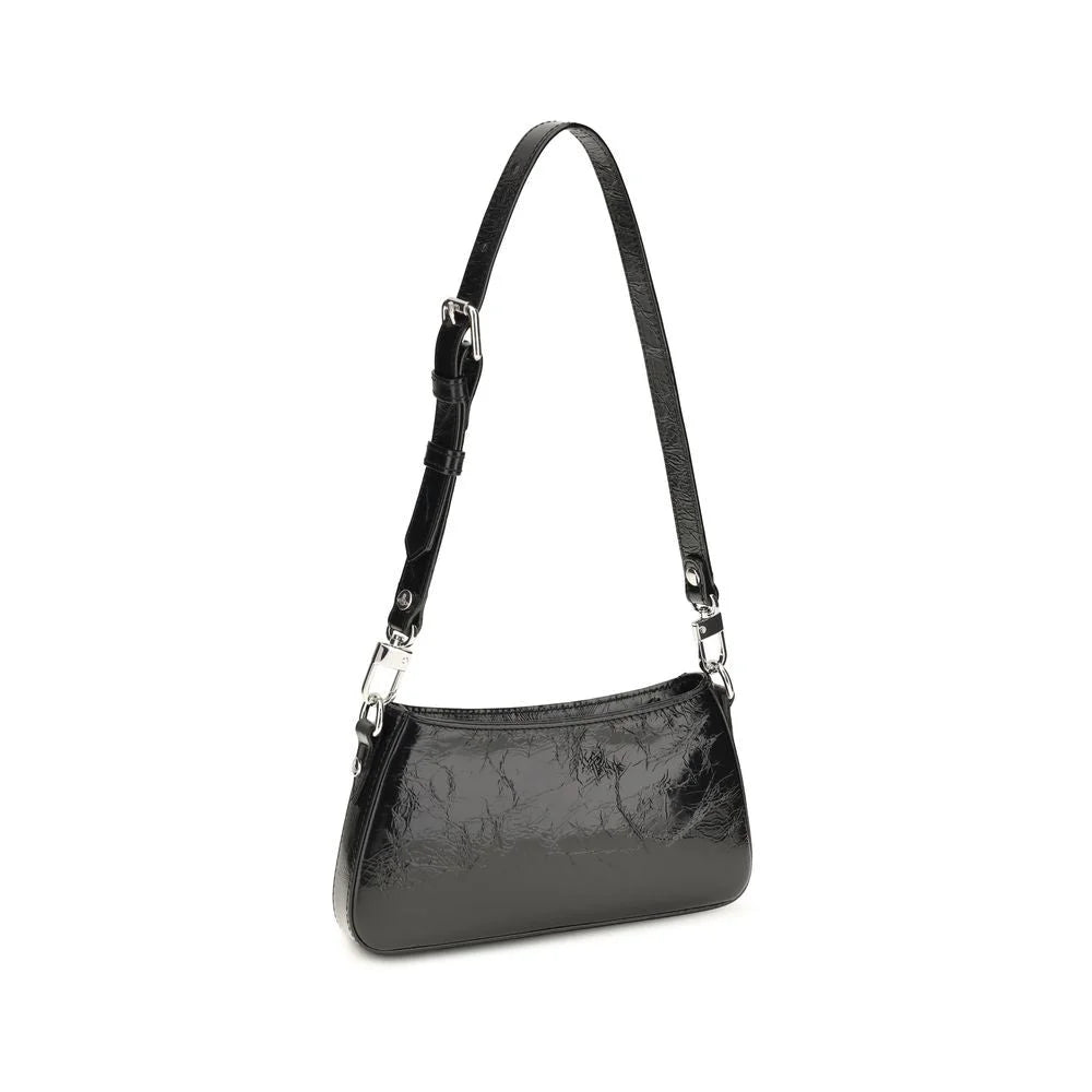 Vivienne Westwood Black Calf Leather Bos Taurus Shoulder Bag