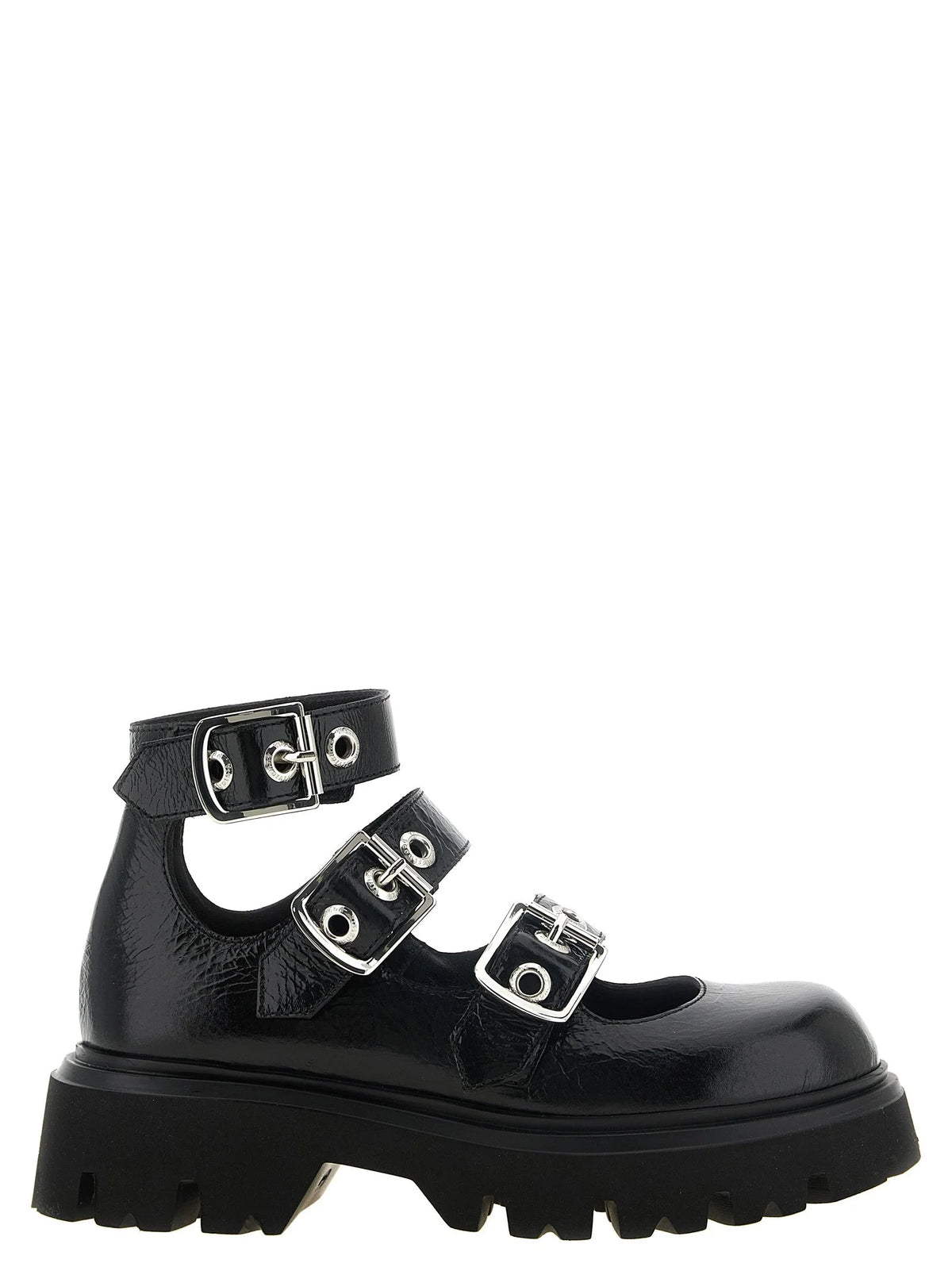 Vivienne Westwood Black Calfskin Ballet Flats - EU37/US7