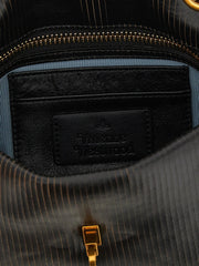 Vivienne Westwood Black Calfskin Shoulder Bag