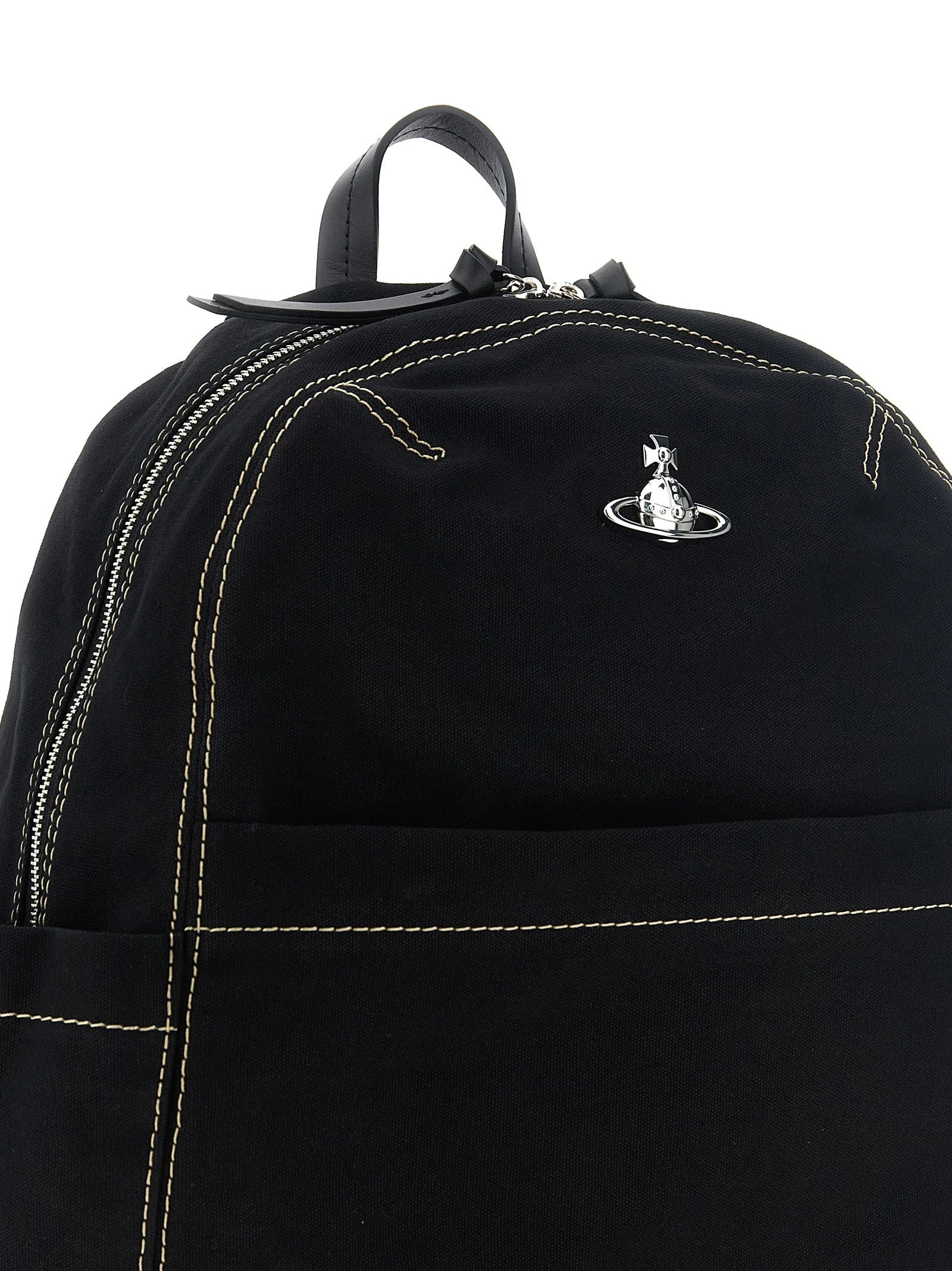 Vivienne Westwood Black Cotton Backpack
