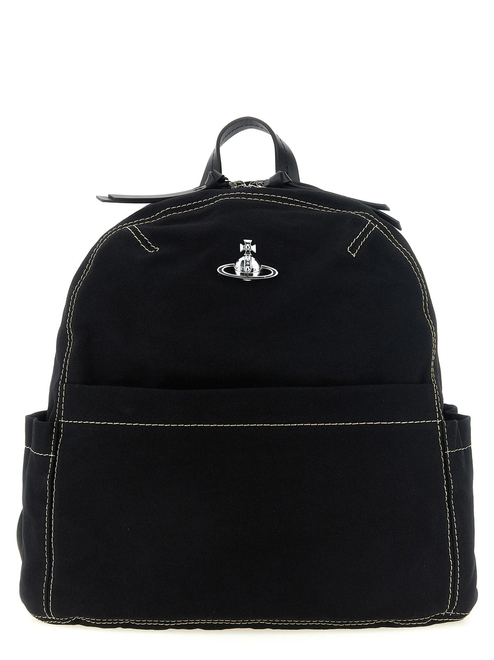 Vivienne Westwood Black Cotton Backpack