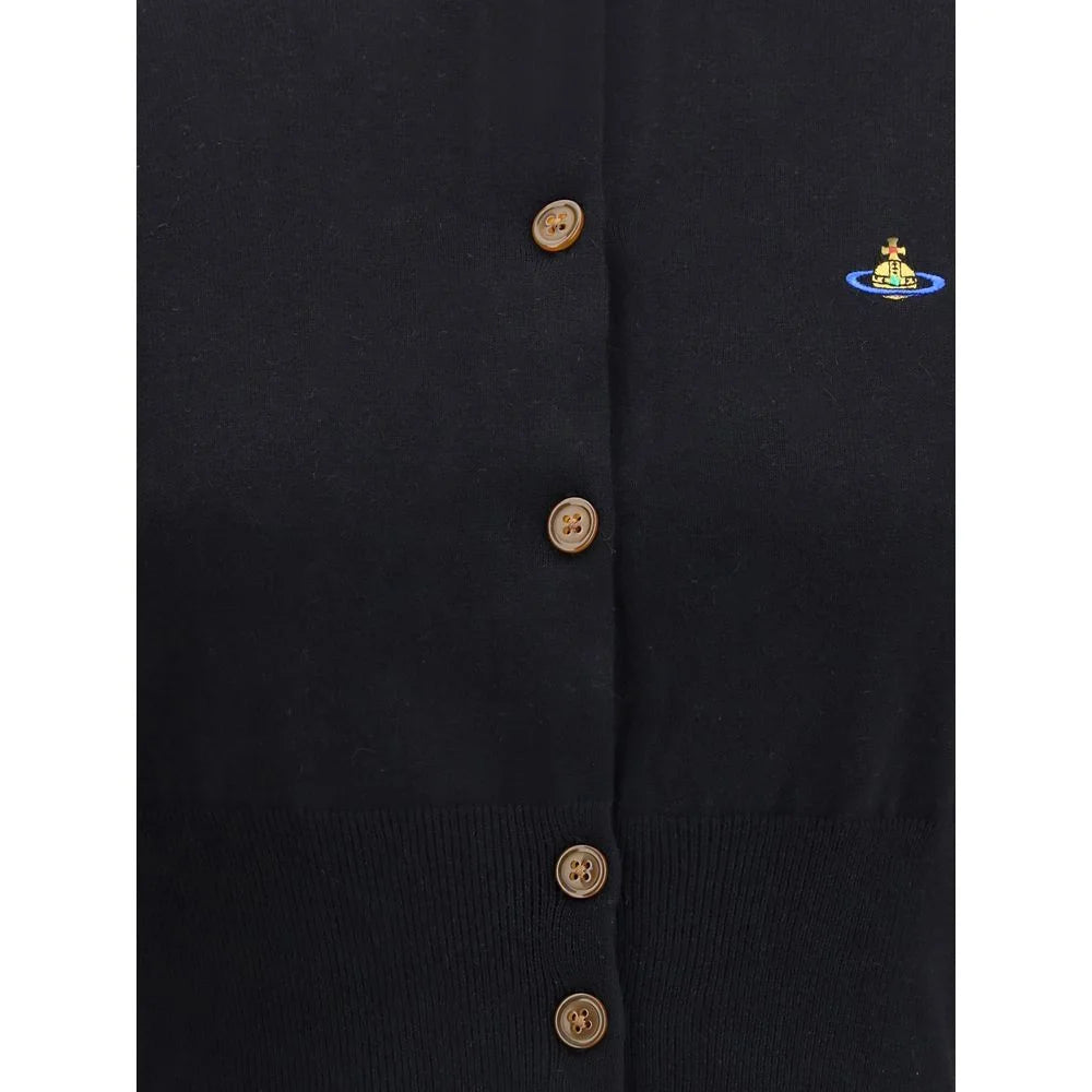 Vivienne Westwood Black Cotton Cardigan