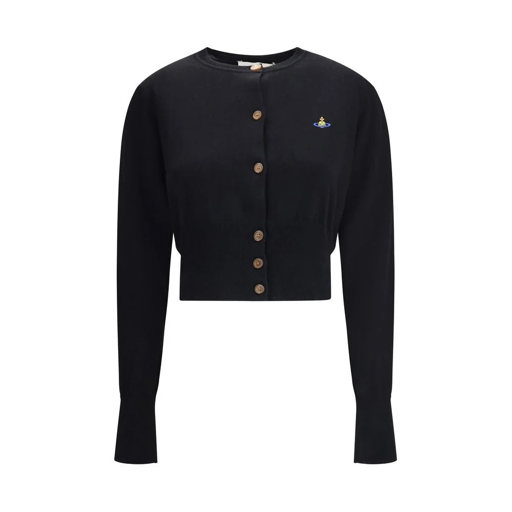 Vivienne Westwood Black Cotton Cardigan