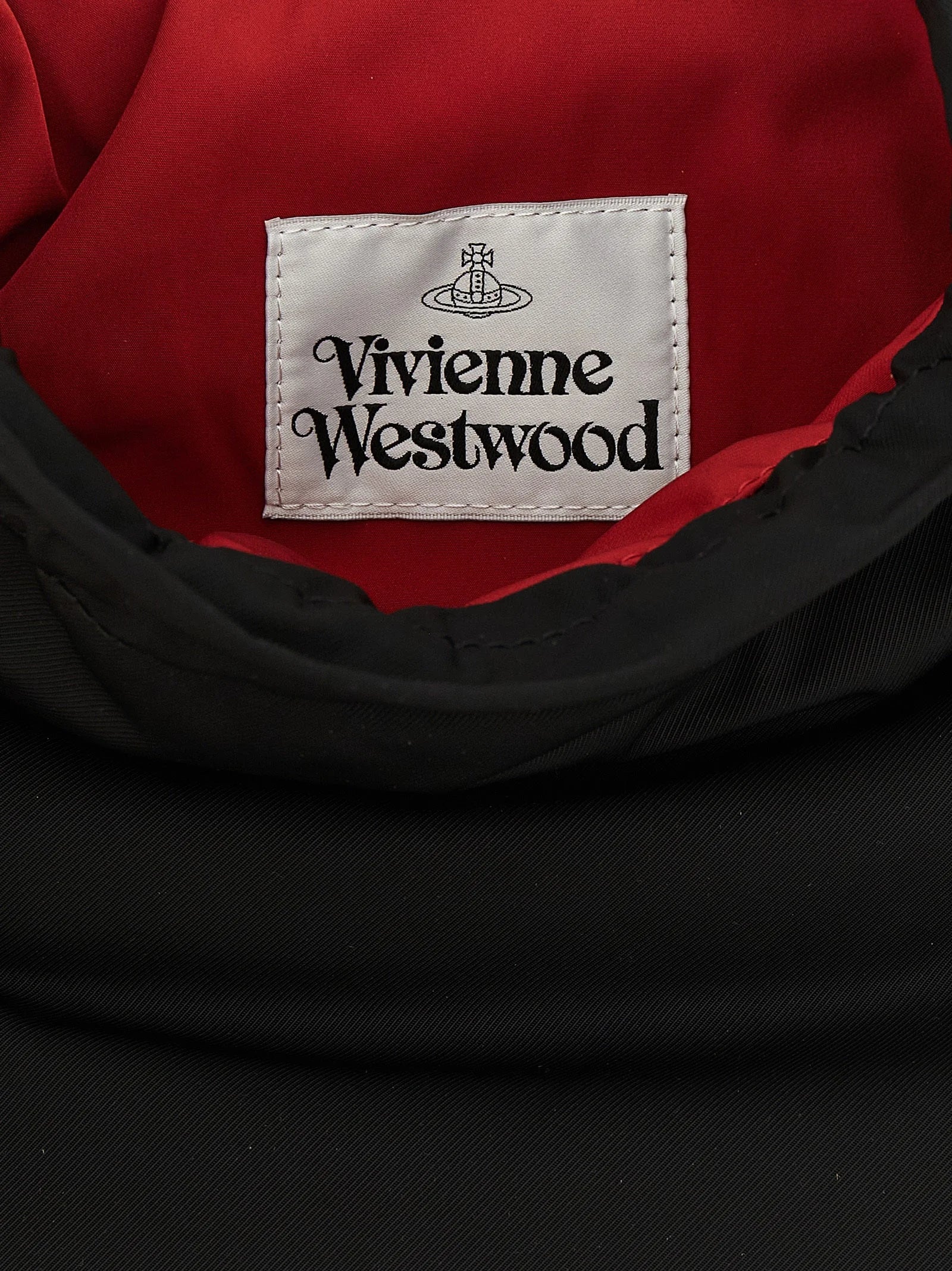 Vivienne Westwood Black Polyester Clutch Bag