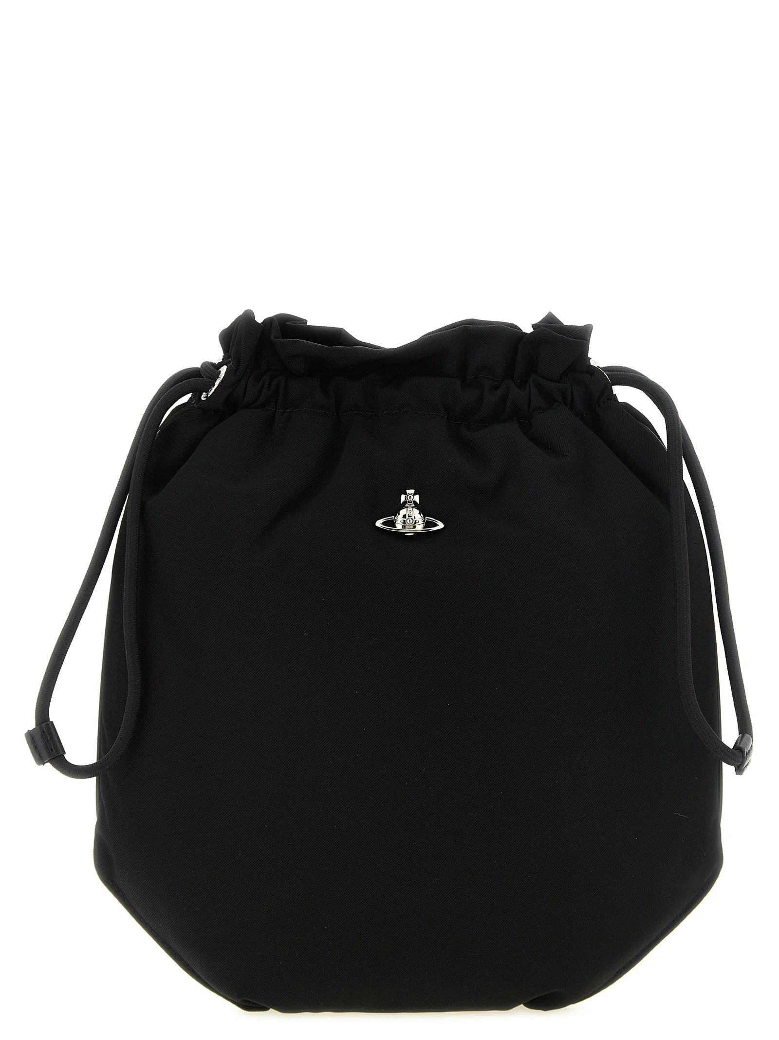 Vivienne Westwood Black Polyester Clutch Bag