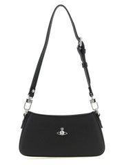 Bolso de hombro negro de polietileno Vivienne Westwood