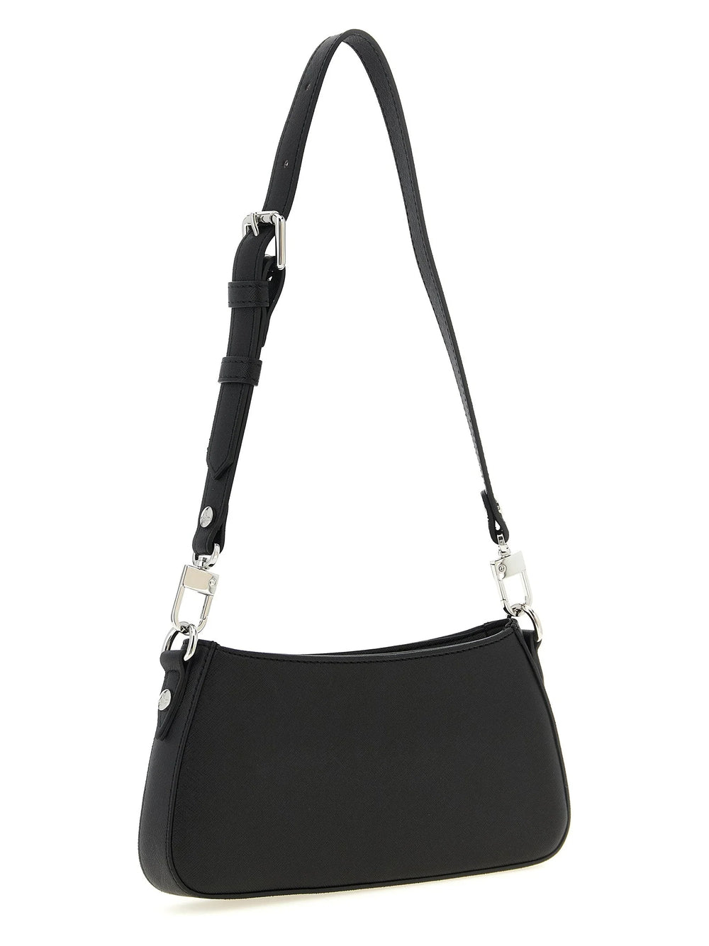 Bolso de hombro negro de polietileno Vivienne Westwood