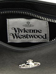 Bolso de hombro negro de polietileno Vivienne Westwood