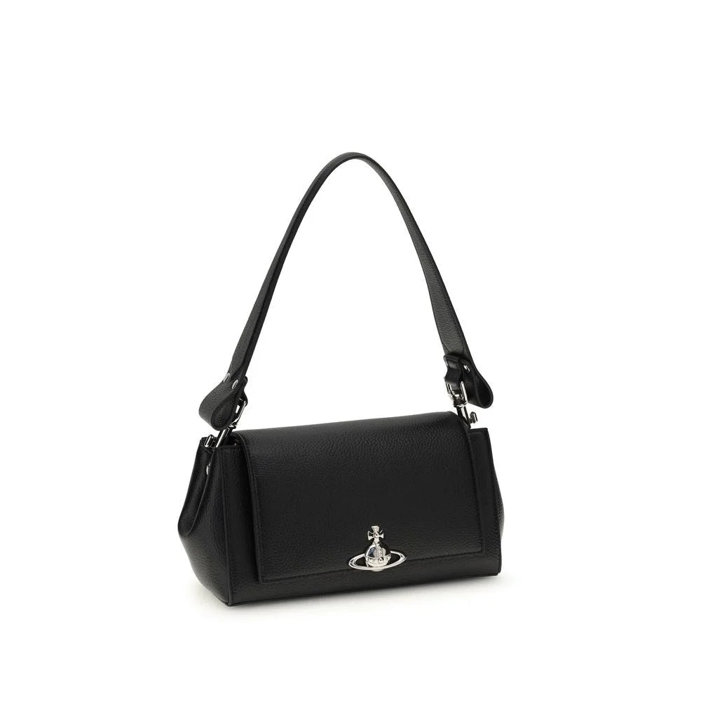 Vivienne Westwood Black Polyethylene Shoulder Bag