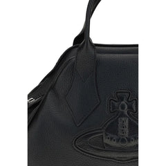 תיק כתף שחור מ-Polyurethane של Vivienne Westwood