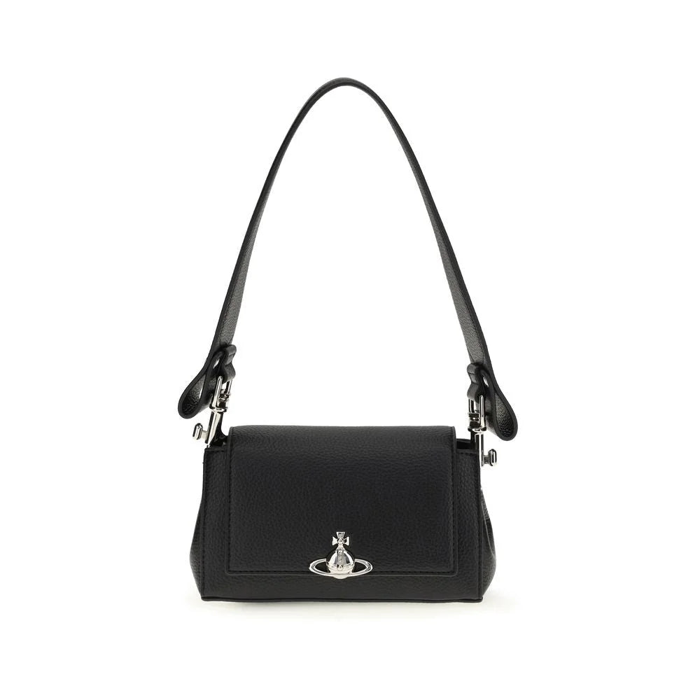 Vivienne Westwood Black Polyurethane Shoulder Bag - Shoulder Bags