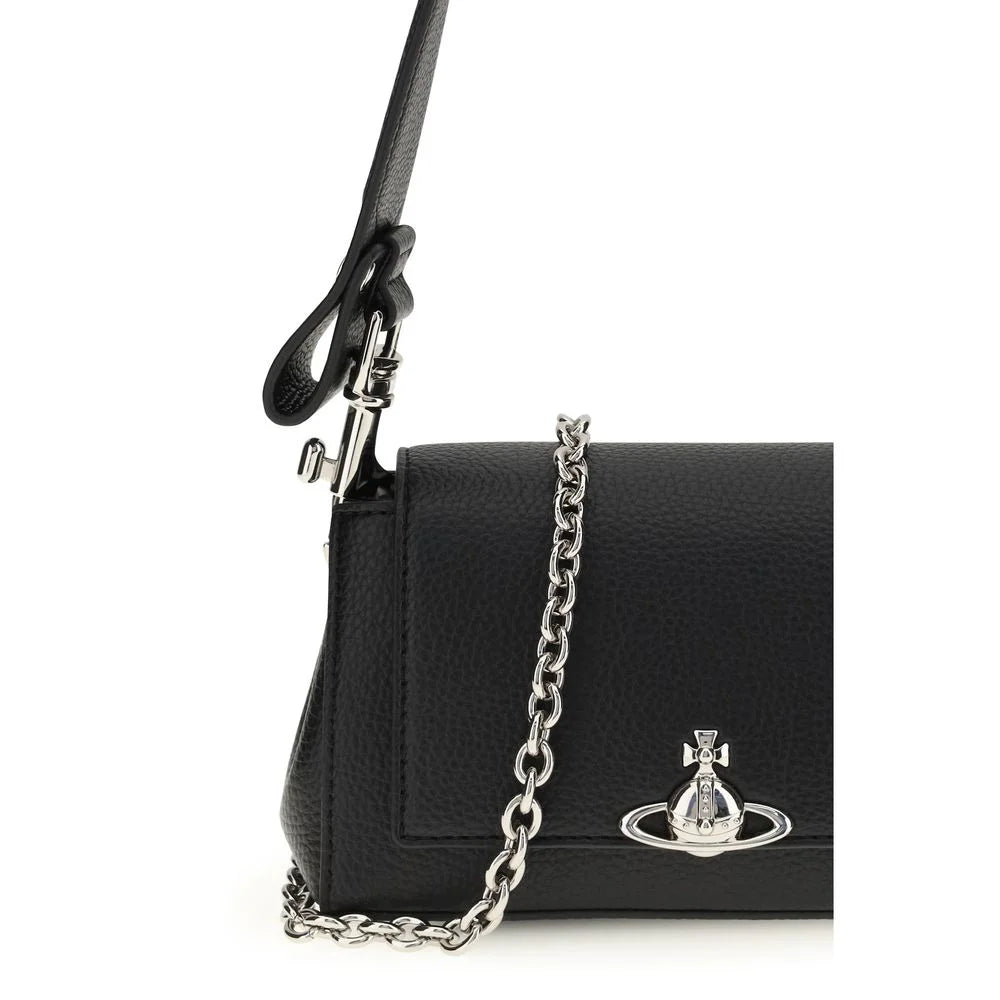 Vivienne Westwood Black Polyurethane Shoulder Bag - Shoulder Bags