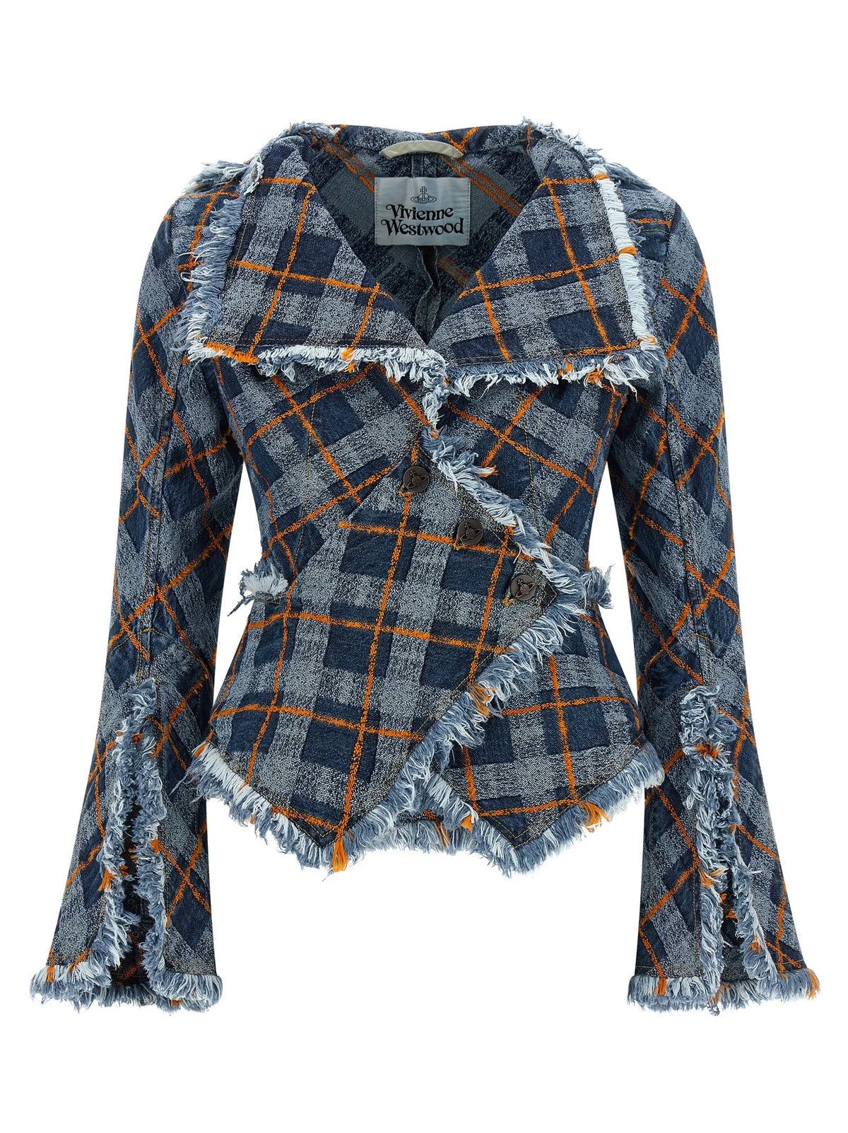 Vivienne Westwood Blue Cotton Blazer - IT46