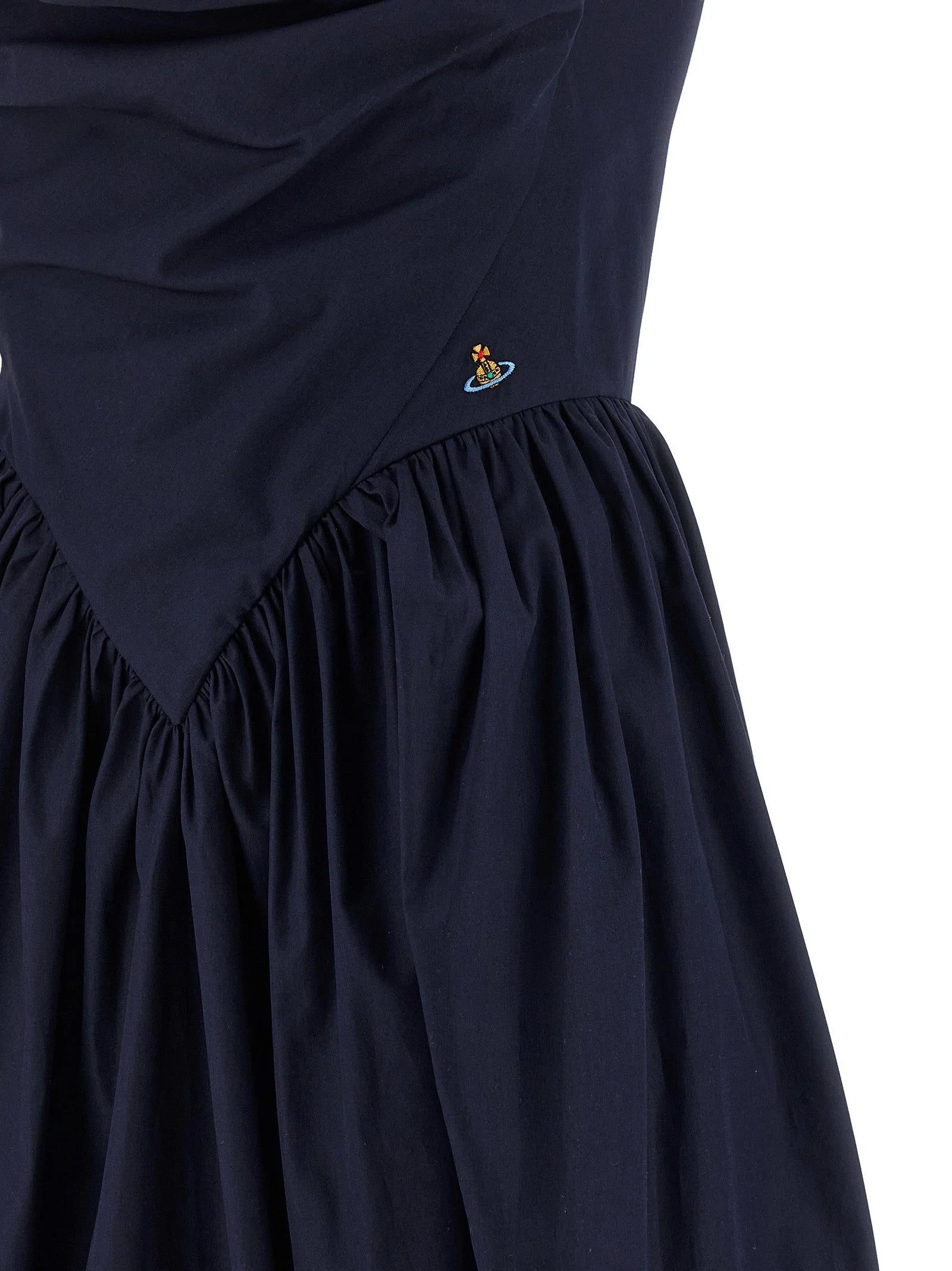 Vivienne Westwood Blue Cotton Midi Dress - IT38