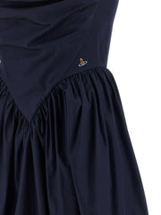 Vivienne Westwood Blue Cotton Midi Dress - IT38