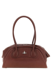 Vivienne Westwood Brown Calfskin Shoulder Bag