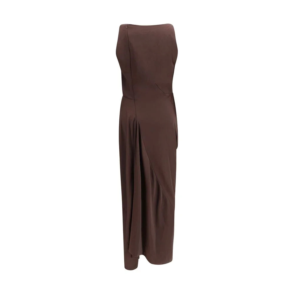 Vivienne Westwood Brown Polyester Cocktail Dress - IT40 | M