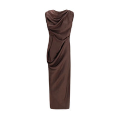 Vivienne Westwood Brown Polyester Cocktail Dress - IT40 | M