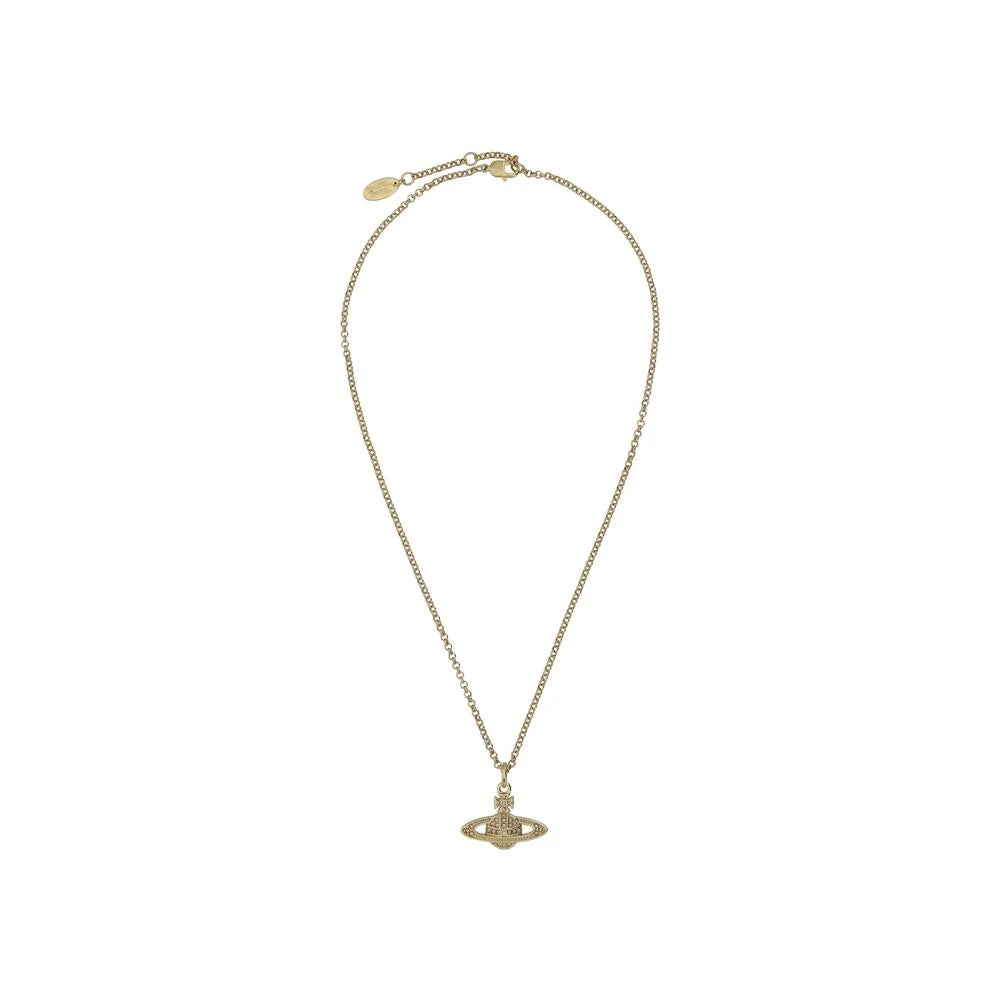 Vivienne Westwood Gold Brass Necklace - One Size