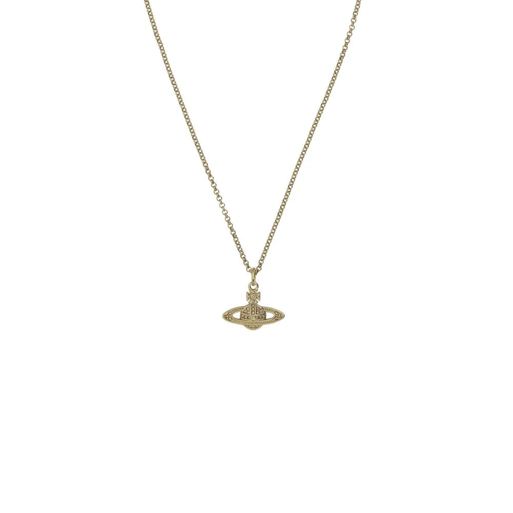 Vivienne Westwood Gold Brass Necklace - One Size