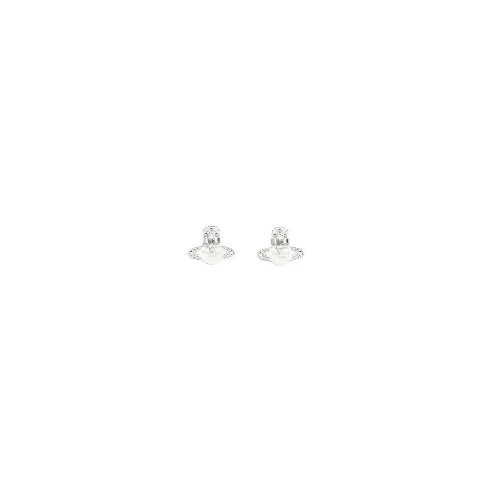 Vivienne Westwood Silver Brass Earrings - One Size