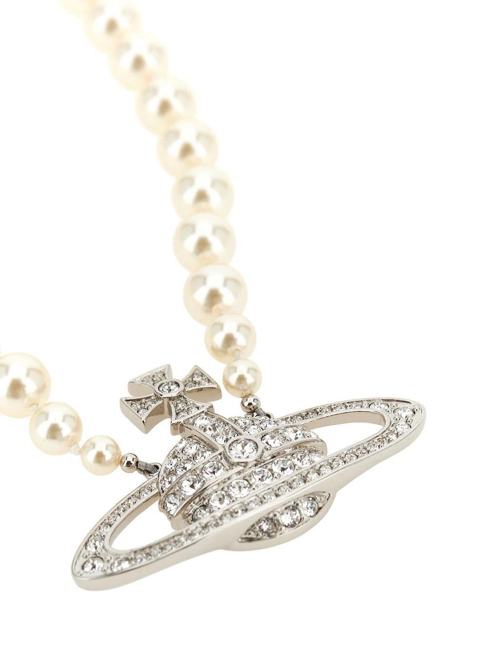 Vivienne Westwood Silver Brass Necklace - One Size
