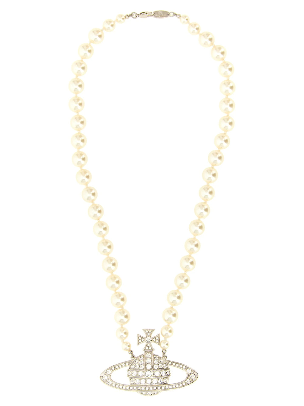 Vivienne Westwood Silver Brass Necklace - One Size