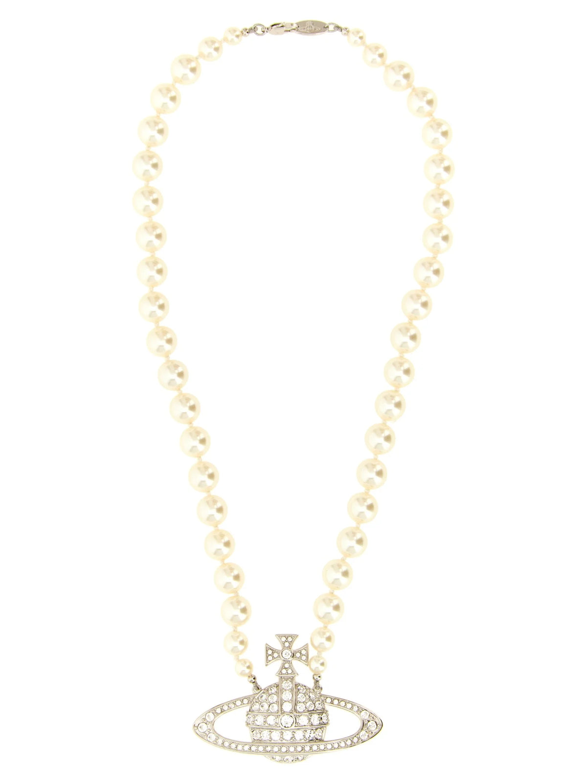 Vivienne Westwood Silver Brass Necklace - One Size