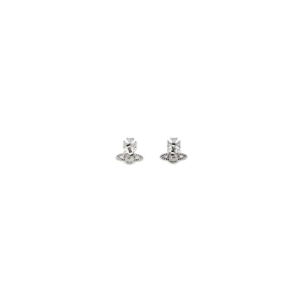 Vivienne Westwood Silver Metal Earrings - One Size