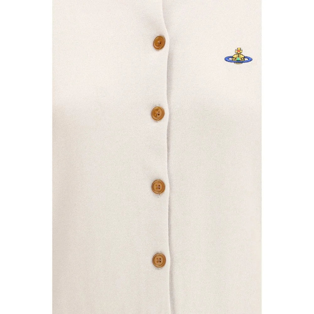 Vivienne Westwood White Cotton Cardigan