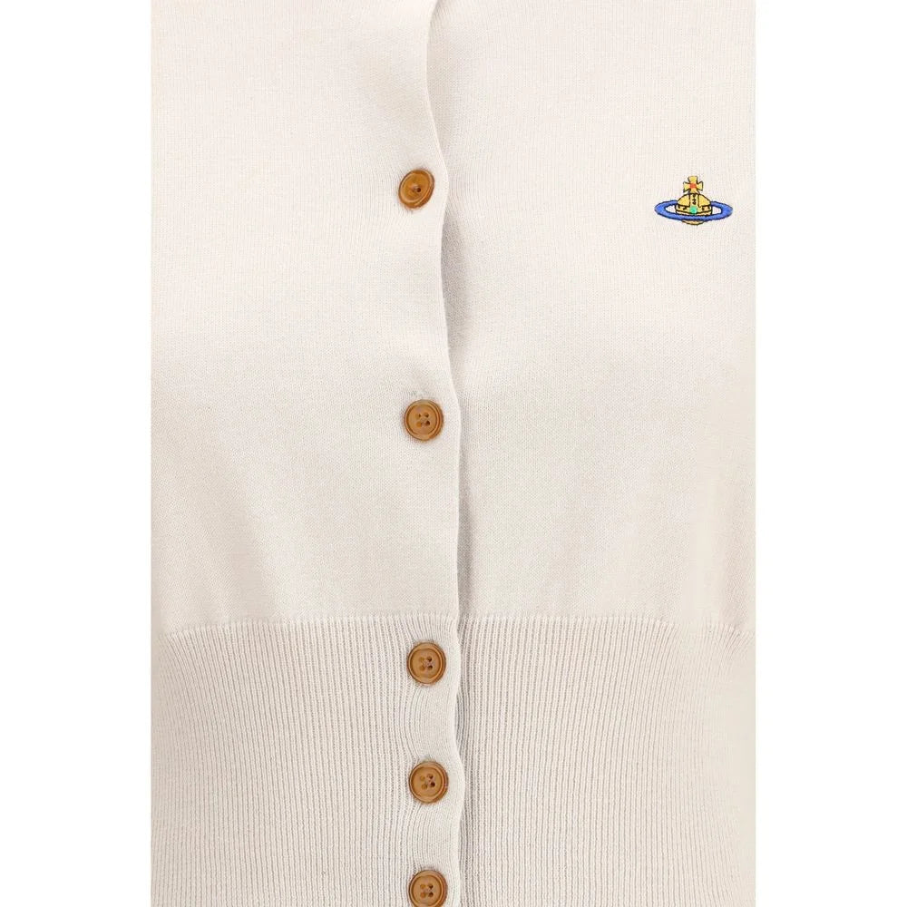 Vivienne Westwood White Cotton Cardigan