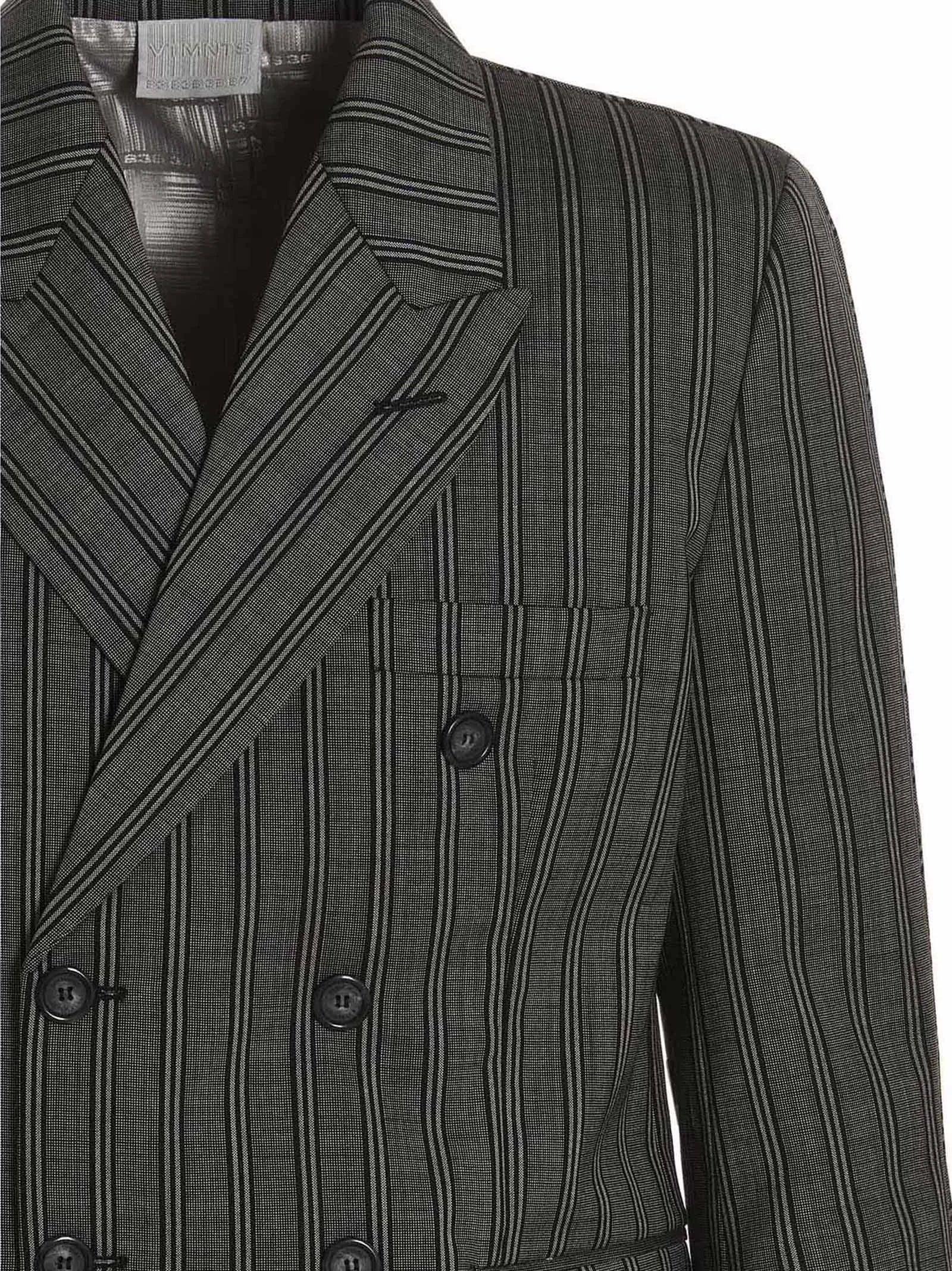 VTMNTS Black Virgin Wool Blazer - L