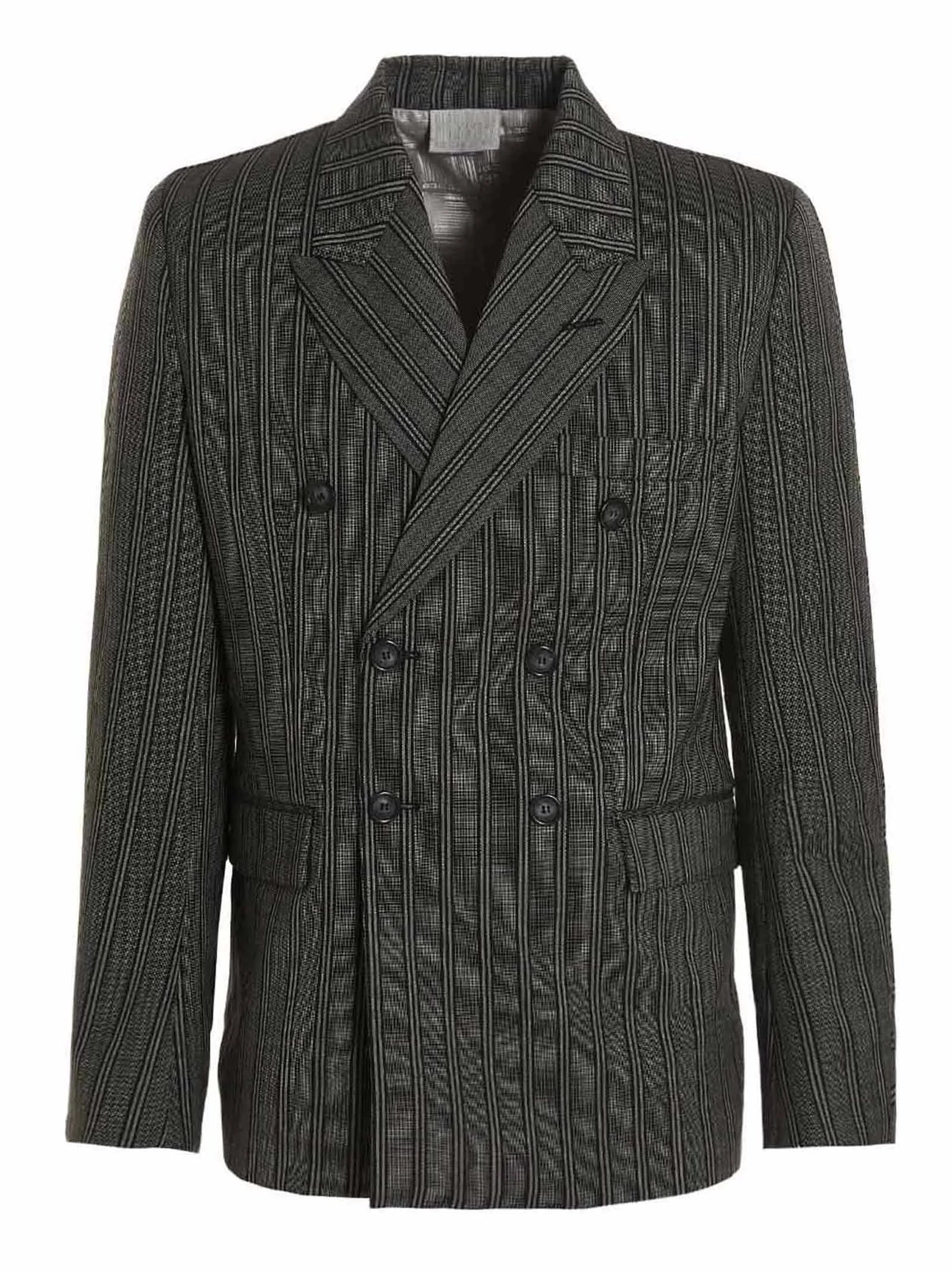 VTMNTS Black Virgin Wool Blazer - L