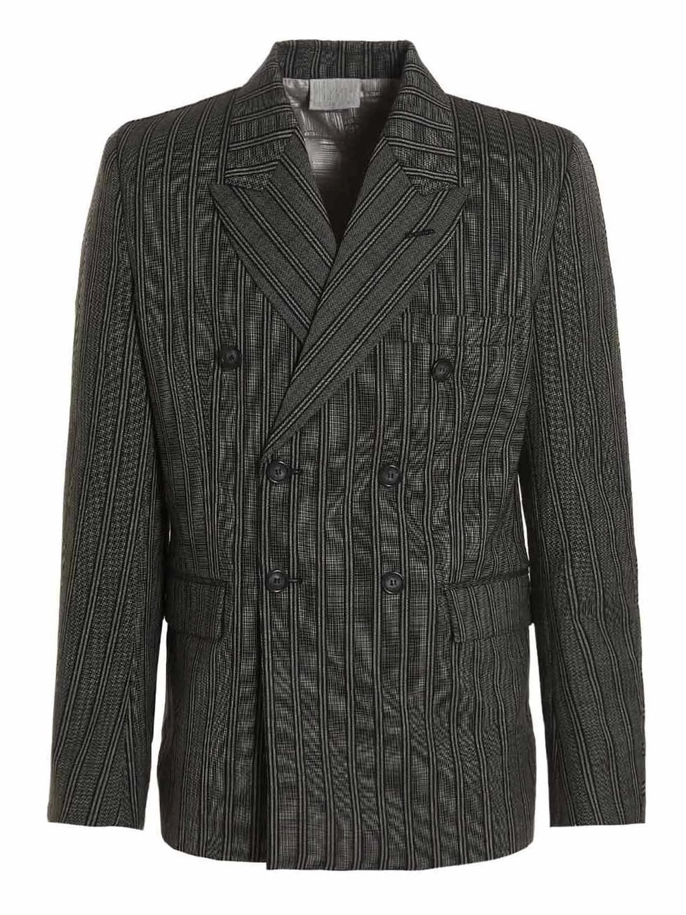 VTMNTS Black Virgin Wool Blazer - L
