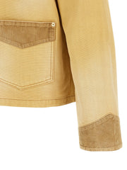 WALES BONNER Beige Cotton Denim Jacket - M