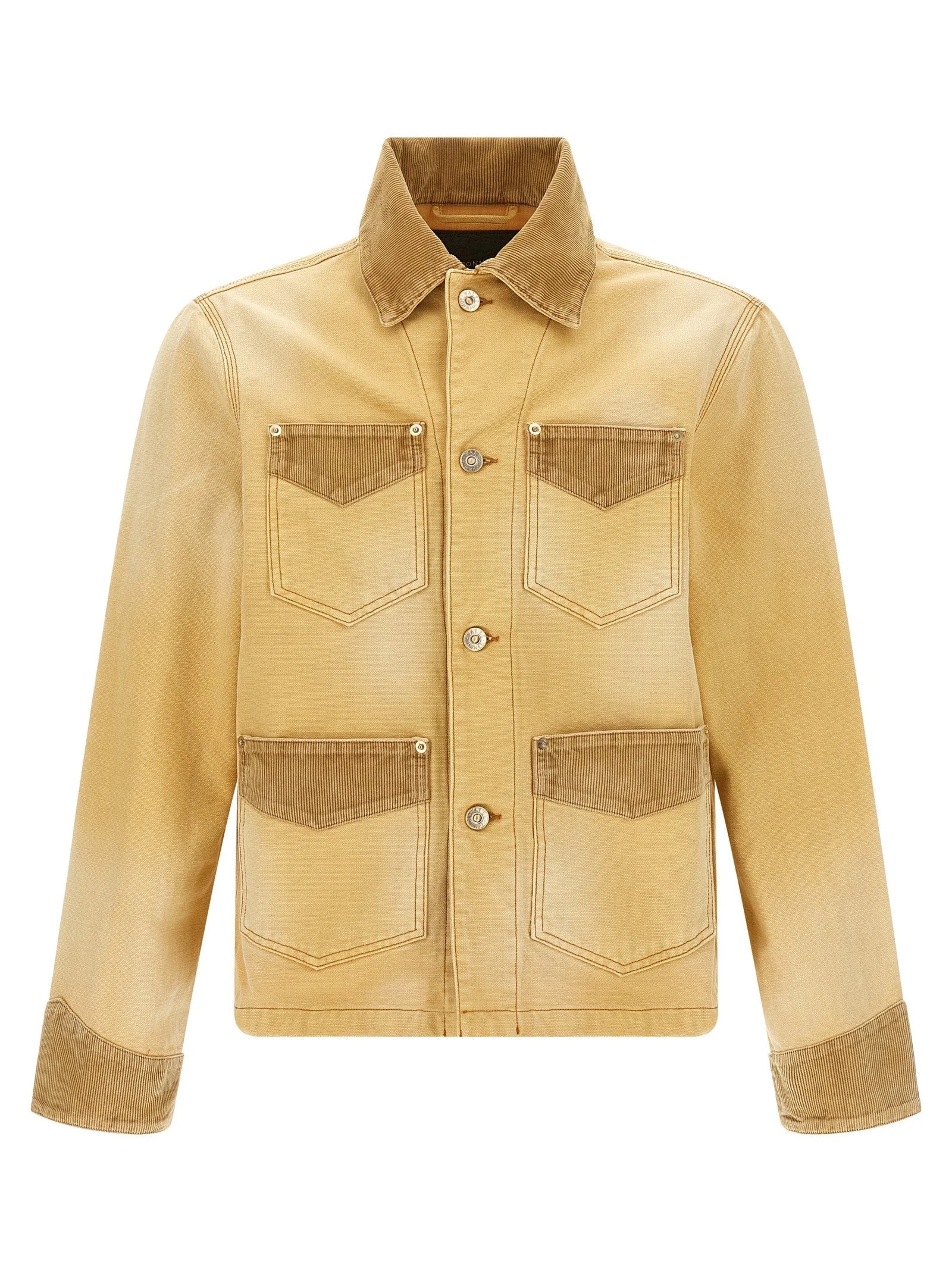 WALES BONNER Beige Cotton Denim Jacket - M