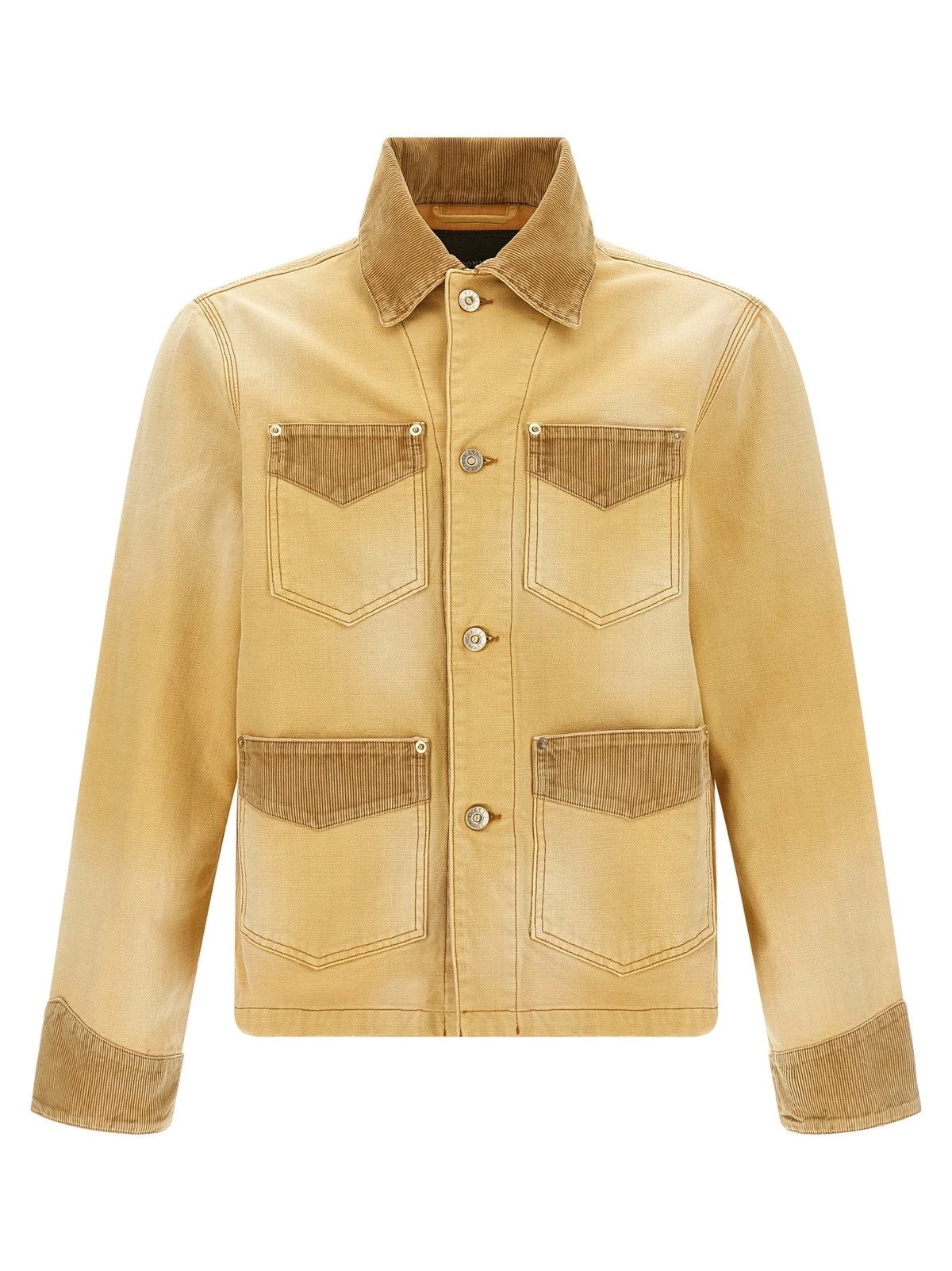 WALES BONNER Beige Cotton Denim Jacket - M