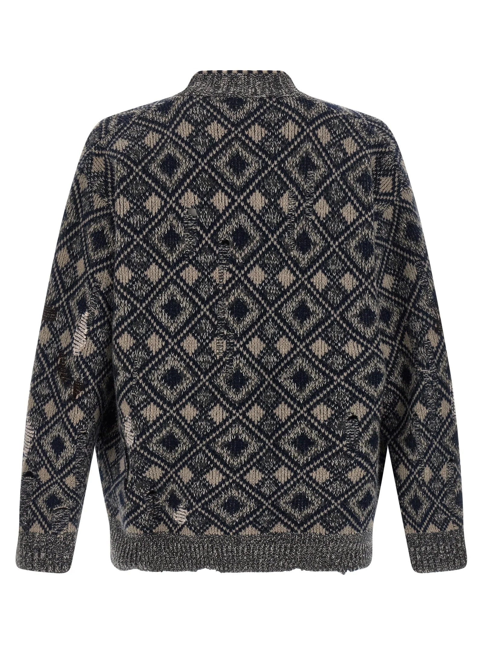 WALES BONNER Multicolor Merino Wool Cardigan - XL
